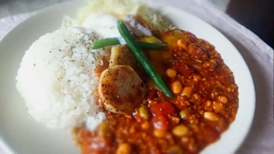 豆&高野豆腐のﾄﾏﾄｶﾚｰ✨|kaz(*･ω･)さん