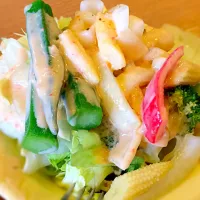 My original veggies salad|Umajnod Inaturufさん