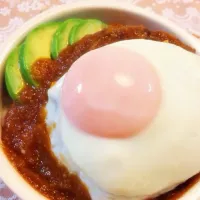 Snapdishの料理写真:ロコモコ丼|ひろうさぎさん