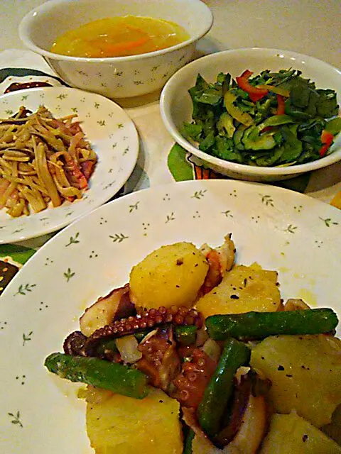 タコとじゃがいものオーリオオーリオ|紫音さん