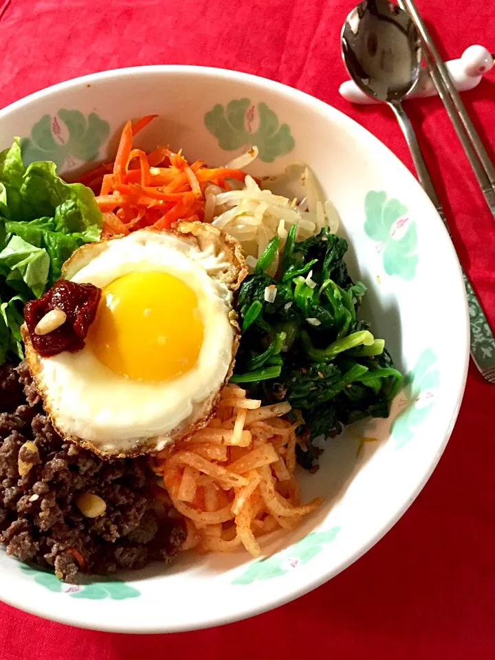 食への関心が少しずつ復活😅の兆し…でもって久しぶりに投稿デス🌸비빔밥|しゅう❷さん