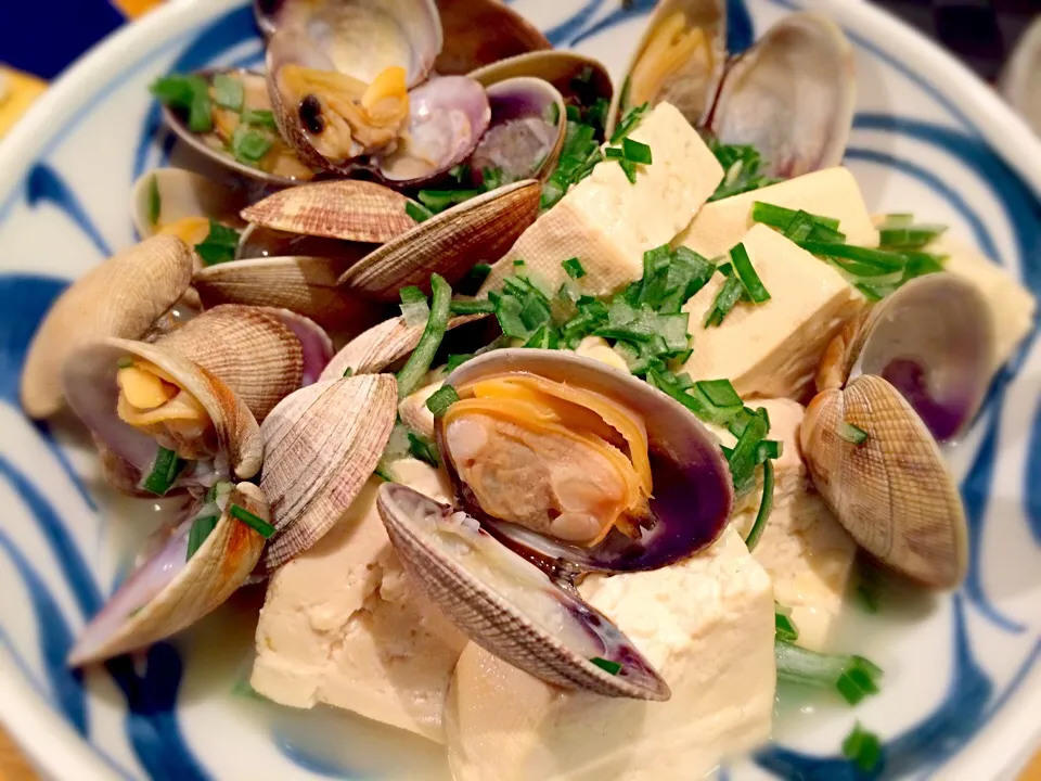 あさりの酒蒸し豆腐|doc3387さん