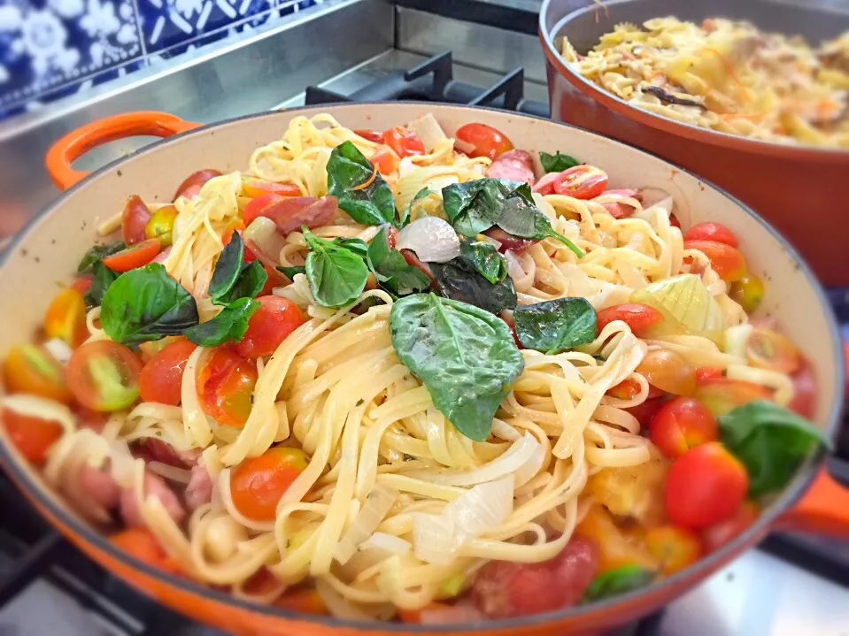 Jamie Oliver's Recipe - Italian Sausage Basil Pasta|Colleen Teoさん