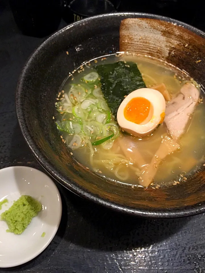 三島のラーメン煌  和風しおわさびらーめん|酩酊親父さん