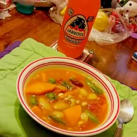 Snapdishの料理写真:Power Protein Soup! Bean based and so easy to make!|Jeovankhaさん