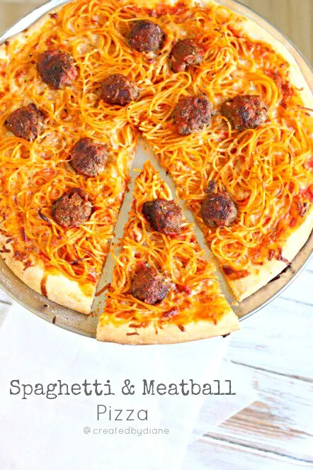 Can't Wait to Make this Spaghetti 🍝 Meatball #Pizza  #Meat/Poultry #Pasta #Dinner #Lunch ❤ for My Lil Foodie Princess 💝|Alisha GodsglamGirl Matthewsさん