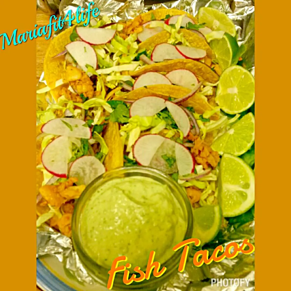 Fish Tacos 🐟 with
Avocado - Cilantro Sauce 😋|Mariafit4life🇺🇲🪶🦅さん