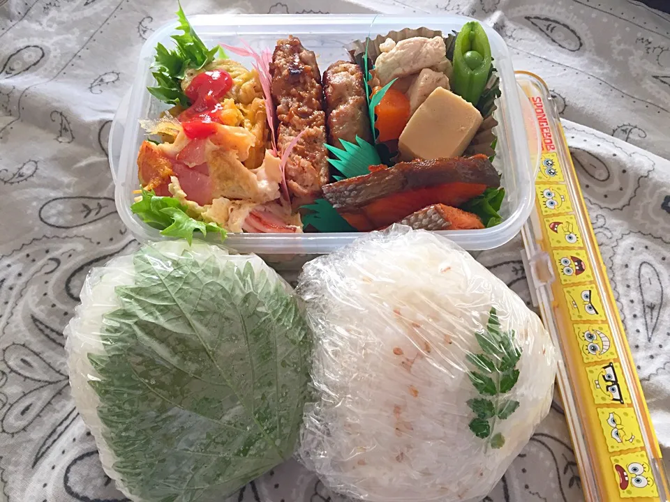 Snapdishの料理写真:旦那さまのお弁当|Chiemi Shinoさん