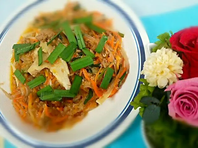 にんじんたっぷり麻婆春雨|よっしー(=^ェ^=)さん