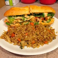 Snapdishの料理写真:Vegan Bahn Mi and Thai Fried Rice|Corrina Angelさん