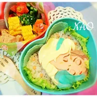 Snapdishの料理写真:アナ＆エルサの子ども時代のお弁当|Naoさん