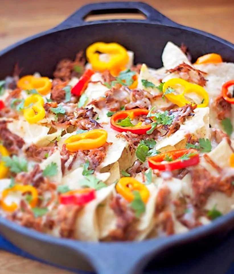 BBQ Skillet Nacho for kiddos lunch。|Colleen Teoさん