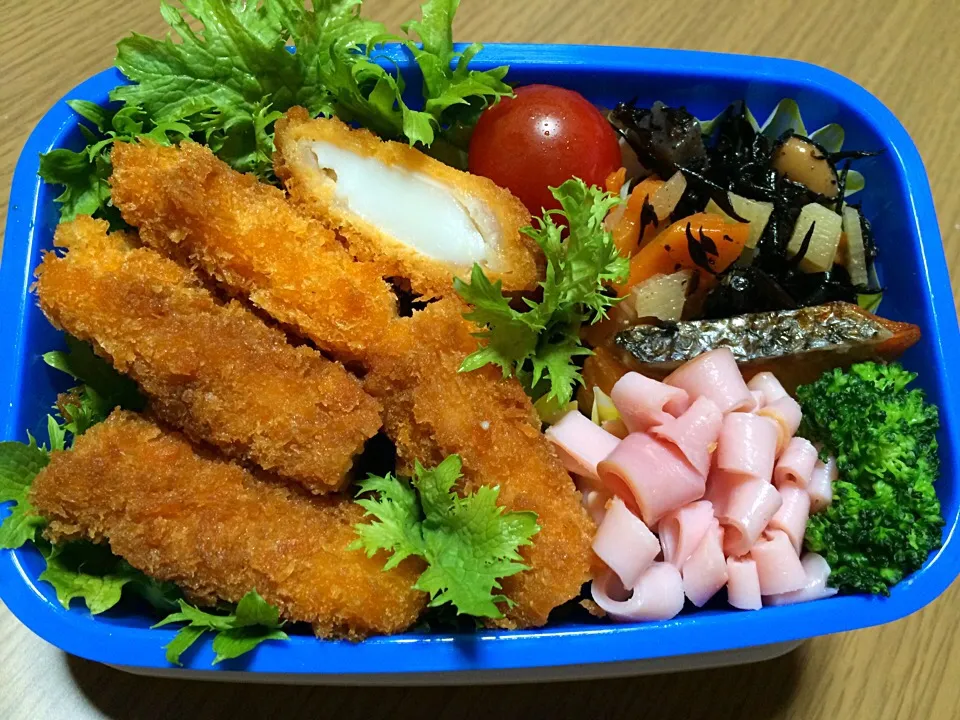 やわらか烏賊カツ(o^^o)&ひじきの炊いたん弁当💐|yayosanさん