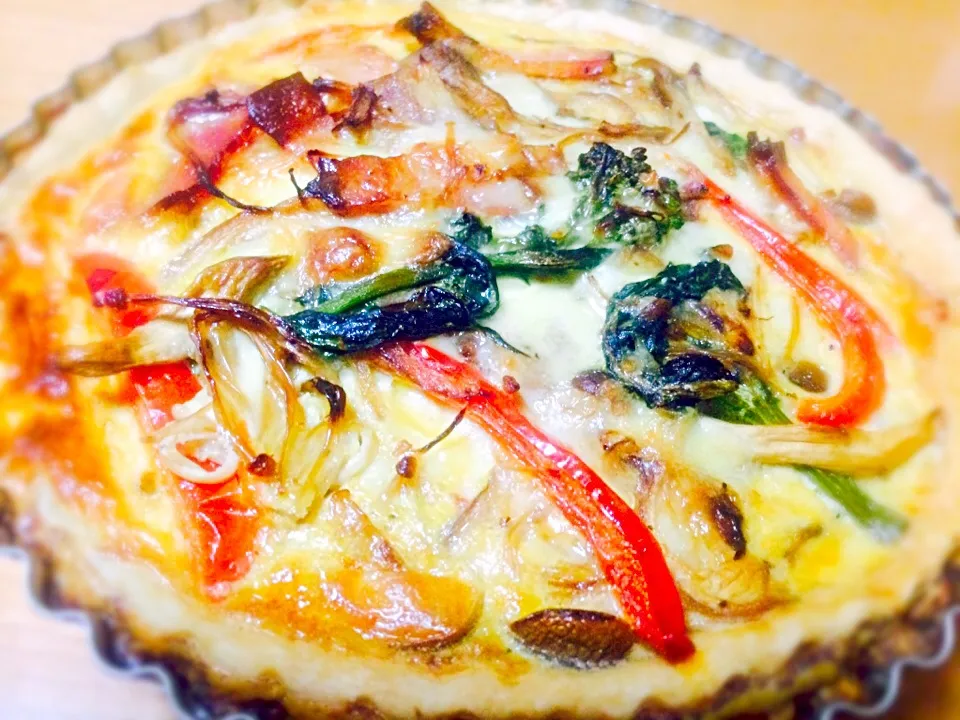 Spring quiche for 花見|Masakiさん