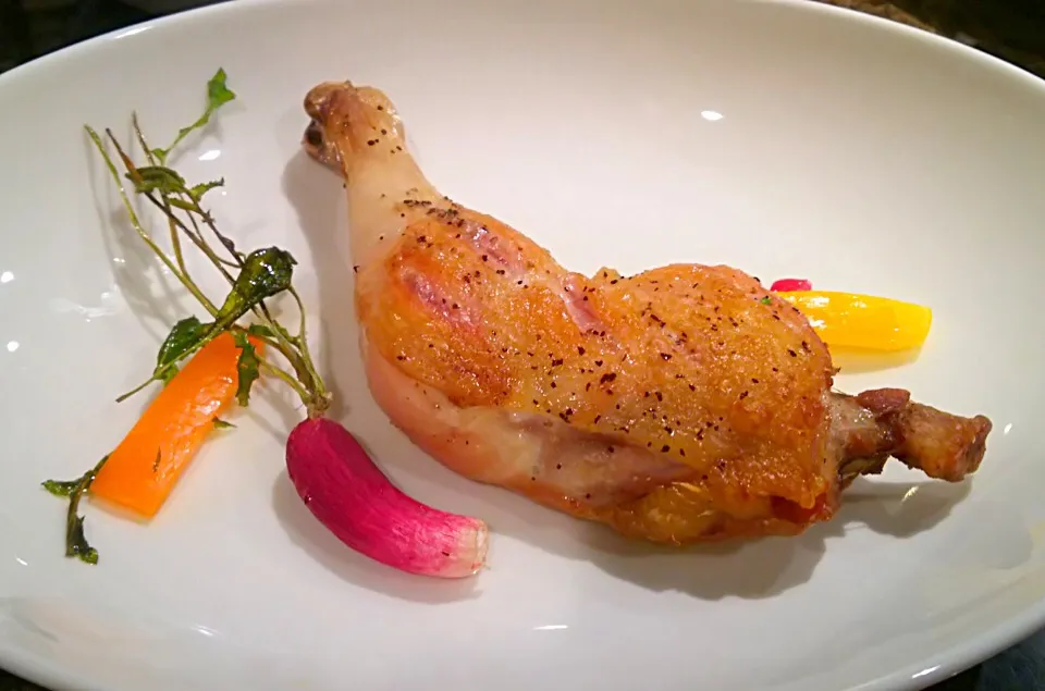 《会社のチームで打ち上げ！》若鶏のロースト 季節野菜のグリル|マイシェフさん