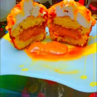 Snapdishの料理写真:cupcake with caramel sauce|abeer abo bakrさん