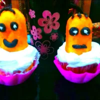 Snapdishの料理写真:minions cupcakes|abeer abo bakrさん