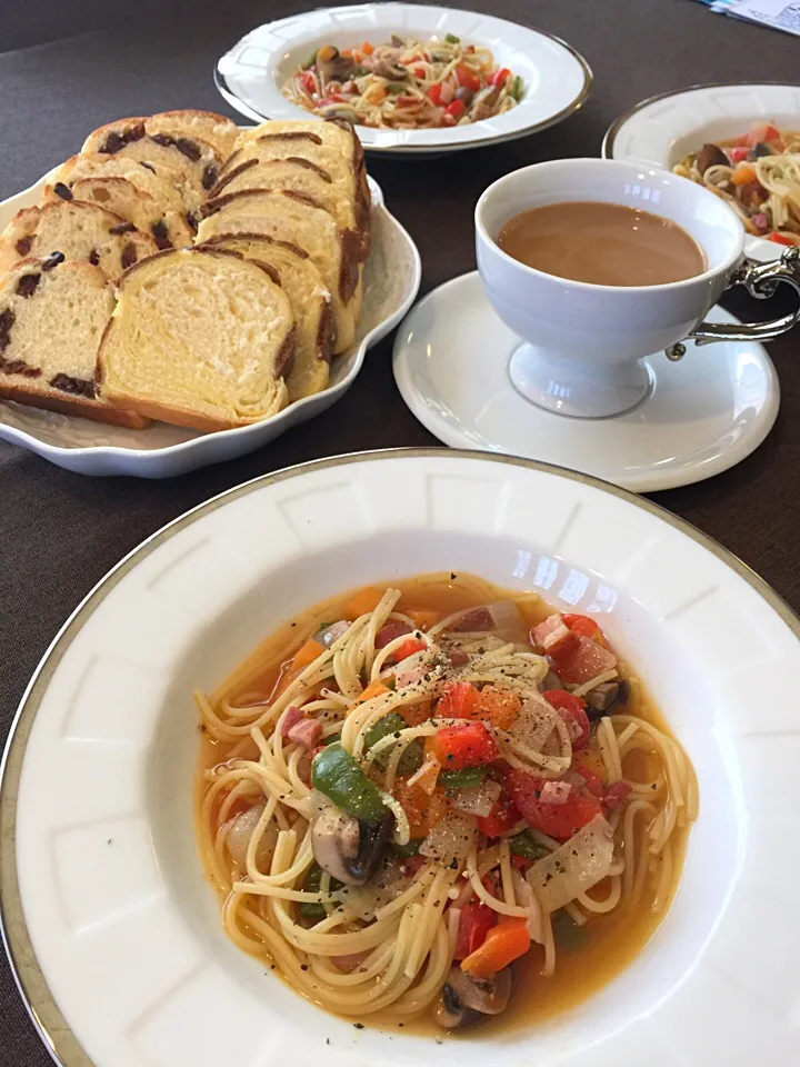 春休みランチ🍝|みなさん