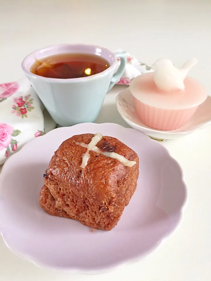 Double chocolate hot cross buns|12Dragonさん