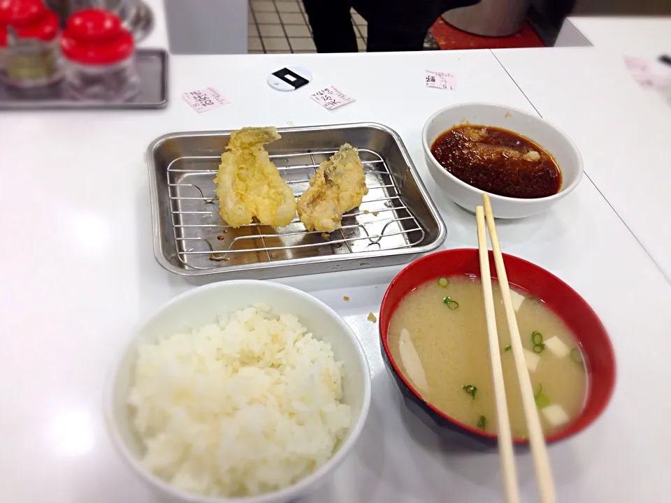 Snapdishの料理写真:天ぷら定食 tempura dinner|Funky Chefさん