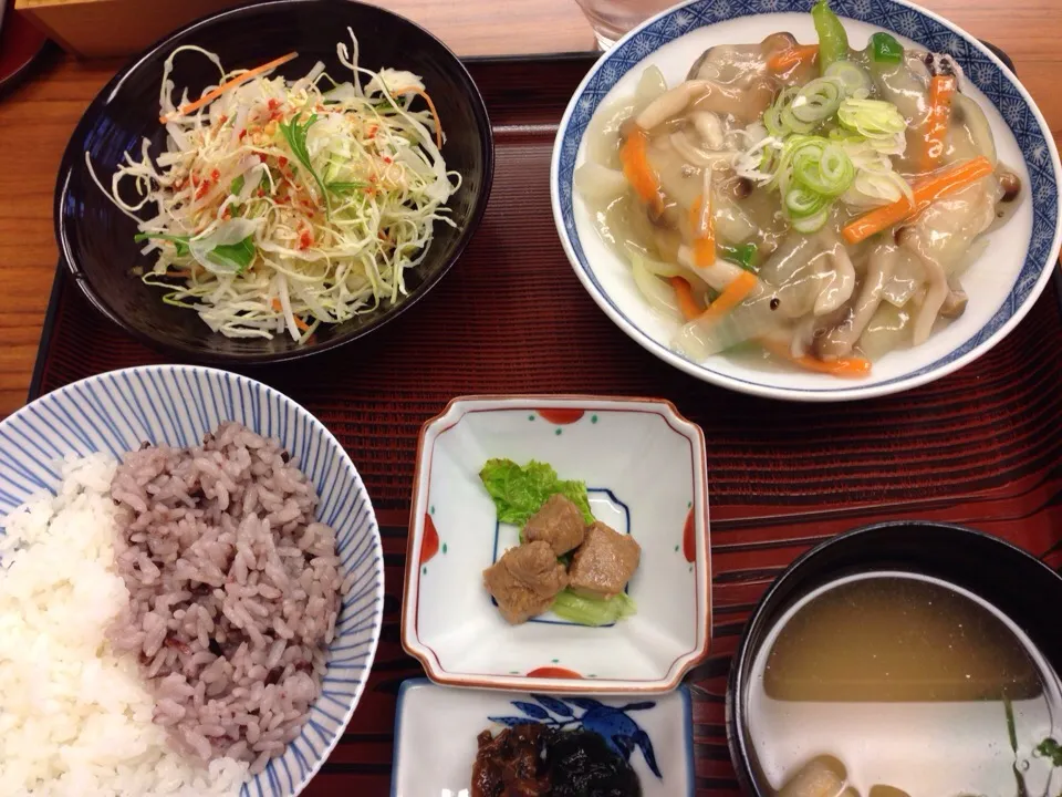 うお新  鰆唐揚げのあんかけランチ|junkoさん