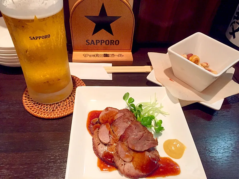 当店オリジナルとろける焼豚・スタービール・ミックスナッツ|Tarou  Masayukiさん