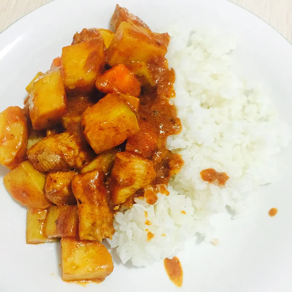 Homemade Chicken Tikka Makhani with Rice|Eniya Hsiaoさん