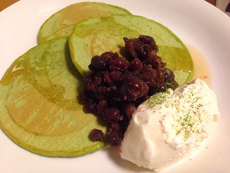 Matcha pancakes!|mさん