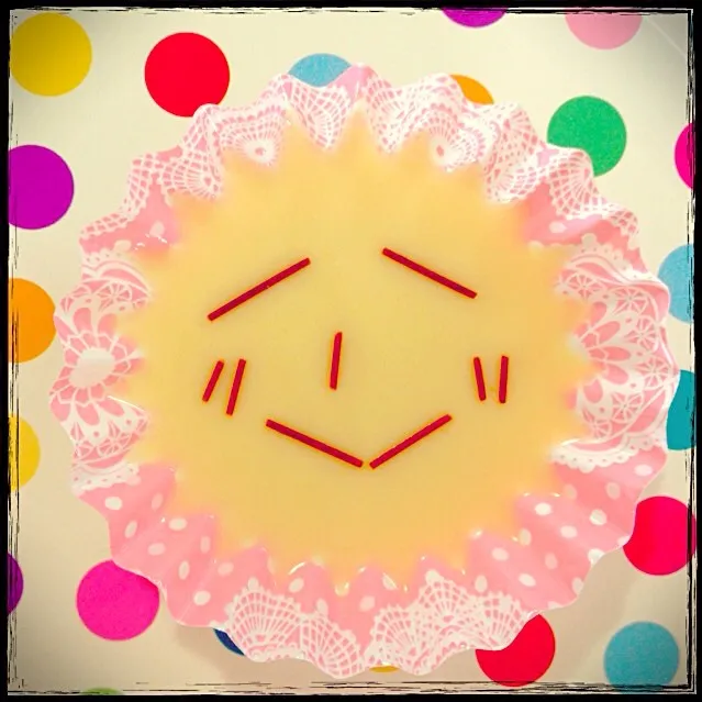 Smile Pudding made by my daughter 娘作  プリン😊|usakoさん