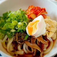 Snapdishの料理写真:キムチぶっかけうどん|Nobさん