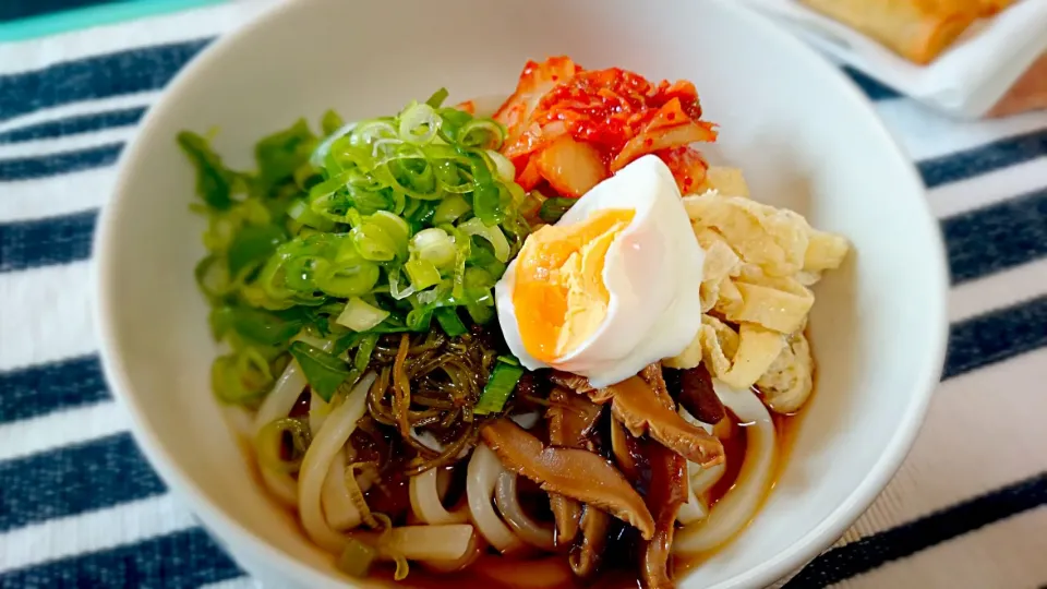 Snapdishの料理写真:キムチぶっかけうどん|Nobさん