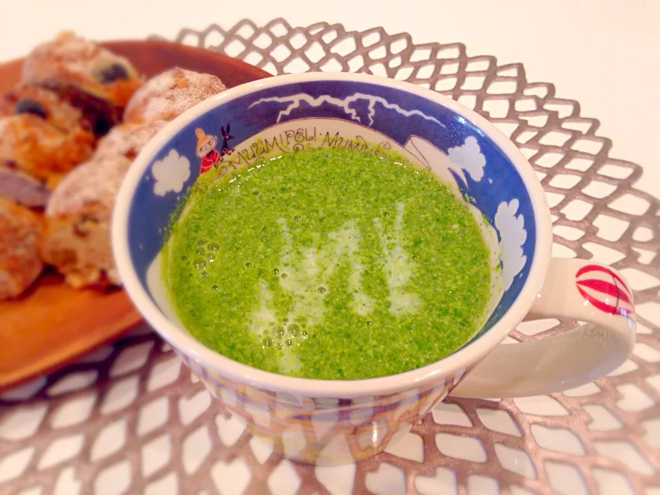 sakurakoさんの料理 春の香り～(*´∀｀*)菜の花ポタージュ|ゆきさん