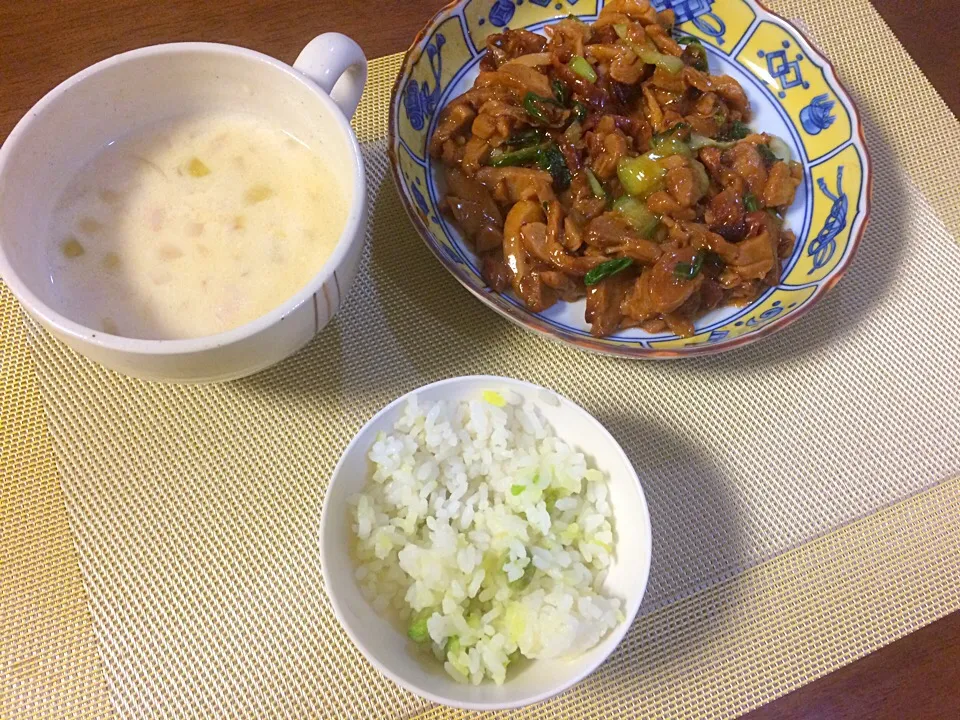 今日の夜ご飯（＾＾； 手抜き…|あんちょさん