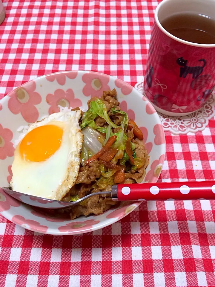 野菜中華炒め丼|yukaさん