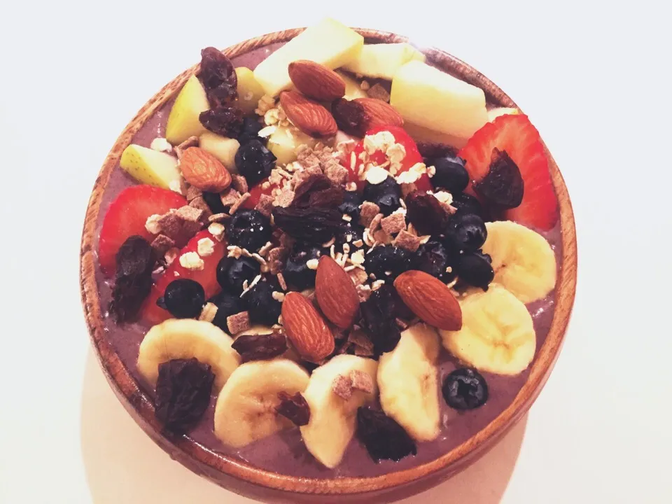 Energy açaí bowl w Soy protein n non-fat yoghurt|Rinaさん