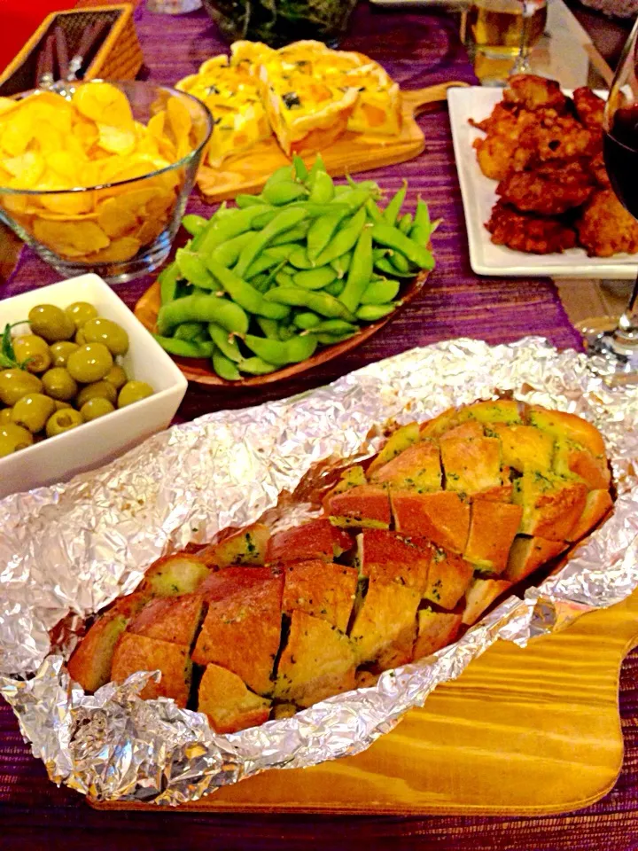 Sayaka's pull-apart garlic bread|Sayakaさん