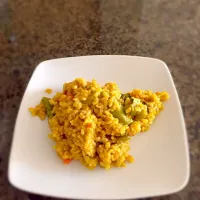 Yellow Eggplant Curry with Brown Rice|Noeline Venturaさん