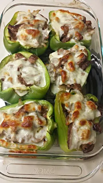 I Cooked Philly Cheese Steak Stuffed Peppers 😊 #Steak #Main dish #Vegetable 🌟 🌟 🌟 🌟|Alisha GodsglamGirl Matthewsさん