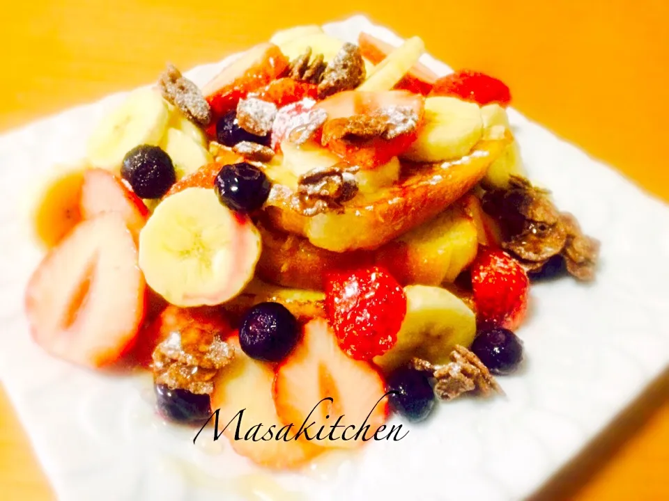 French toast brandy flavour&fruits|Masakiさん