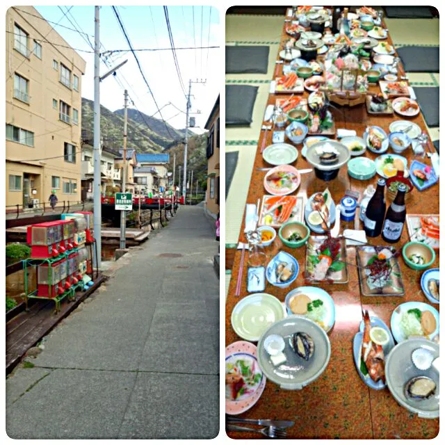 Snapdishの料理写真:ドラマとんびの撮影地の民宿『俺の家』で親子四代旅行♡4/4|ちび太さん