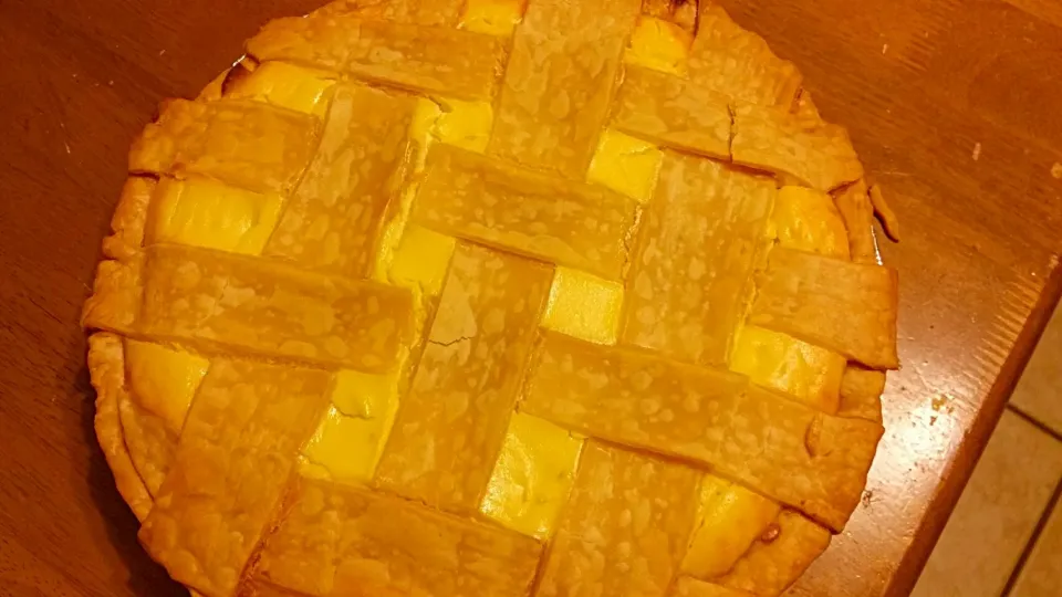 homemade ricotta pie|mさん