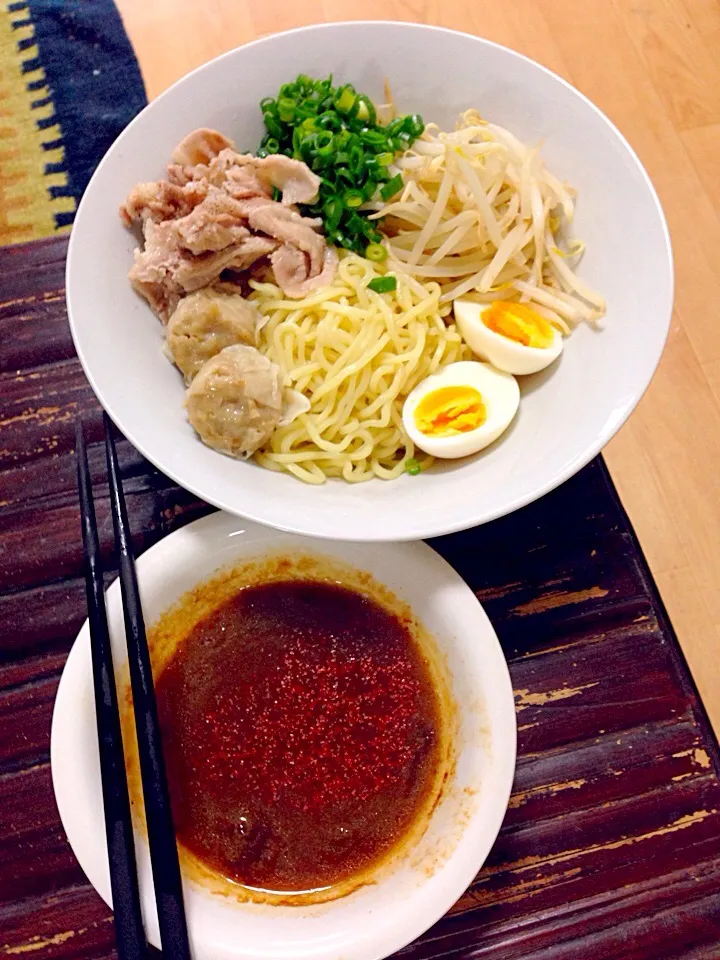 ダラダラ、休日のブランチ。つけ麺で。|Shonen  Kobayashiさん