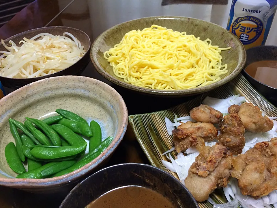 2015.4.5 ラ王つけ麺ランチ🍻🍻🍻|ゆみずさん