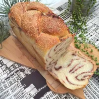 Snapdishの料理写真:Redbean Braid Bread*