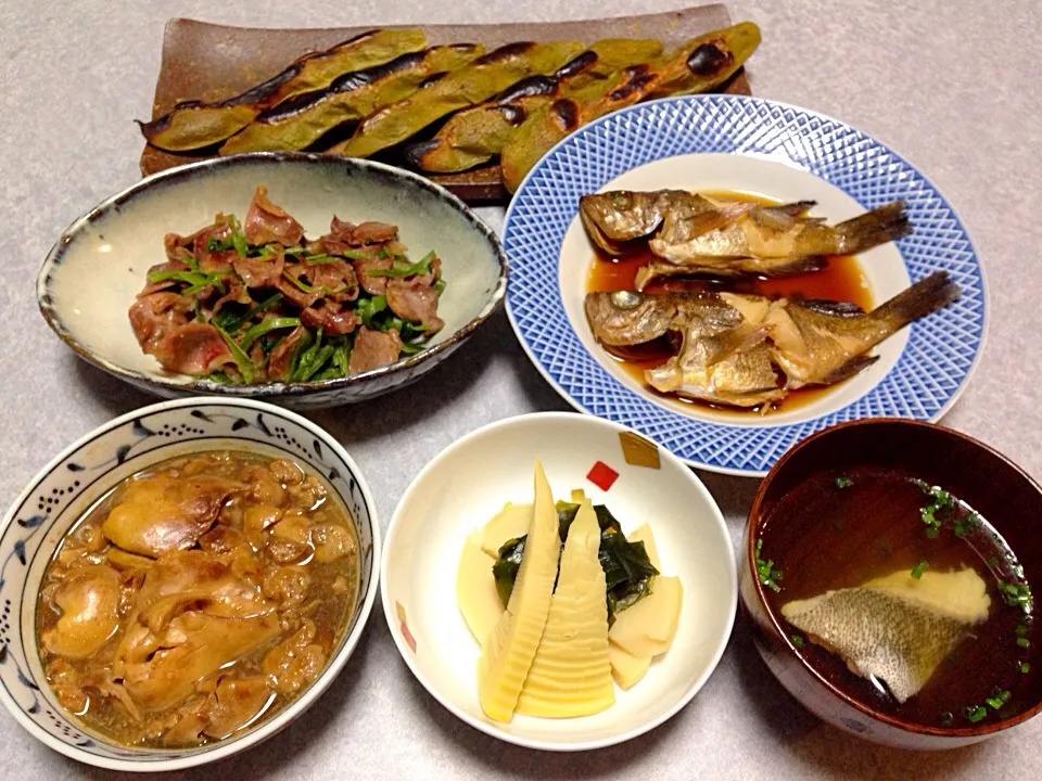 Snapdishの料理写真:やっぱり魚の晩ご飯|Orie Uekiさん