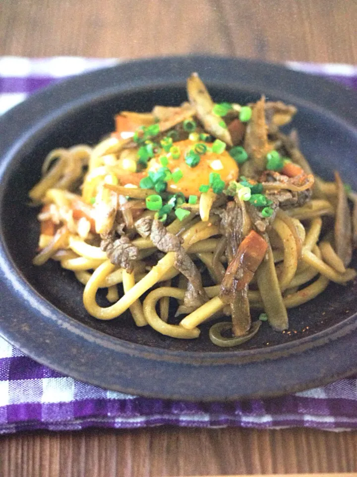 すき焼きうどん|＊・＊E＊・＊さん