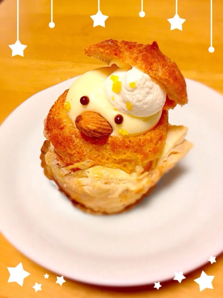 イースターバージョンのひよこシュークリーム🐥🎵|tsukkiさん