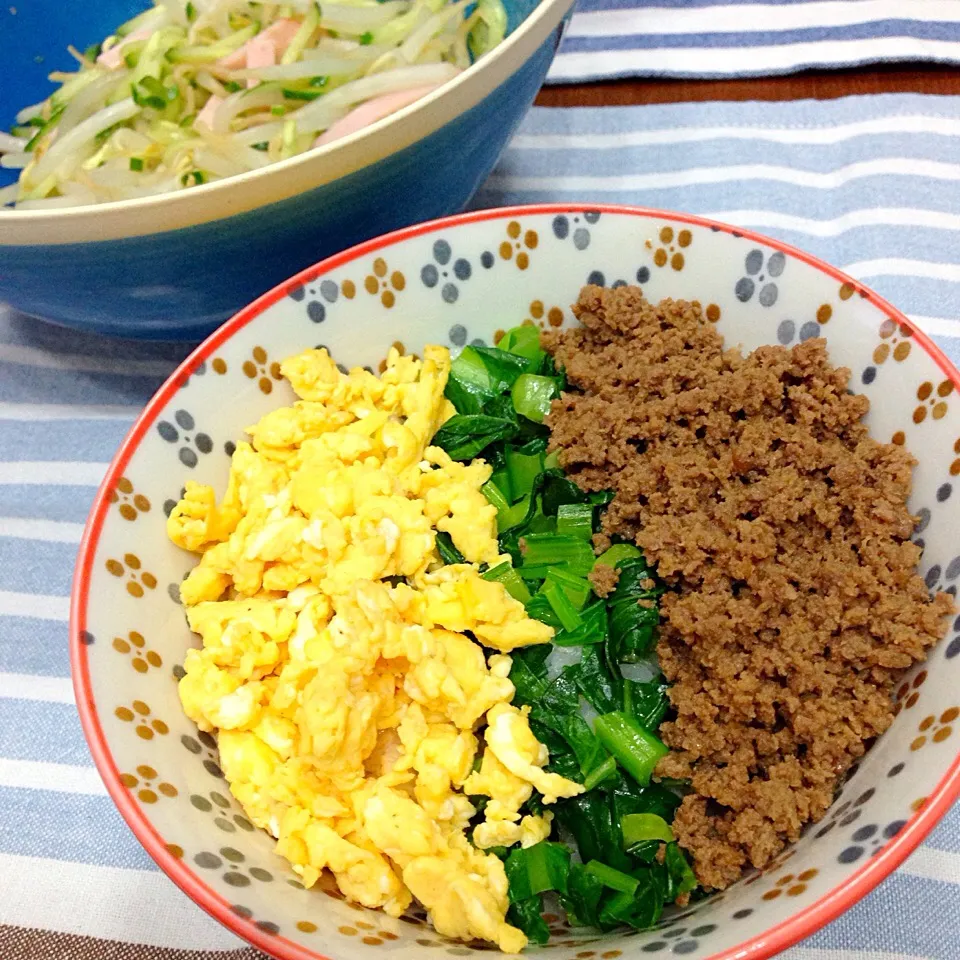 Snapdishの料理写真:牛そぼろ丼|carinさん