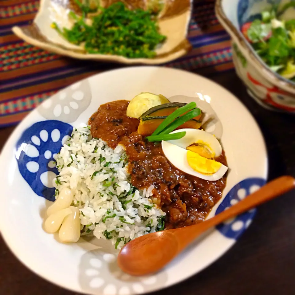 色々お豆のカレー♫•*¨*•.¸¸♪|シロンさん