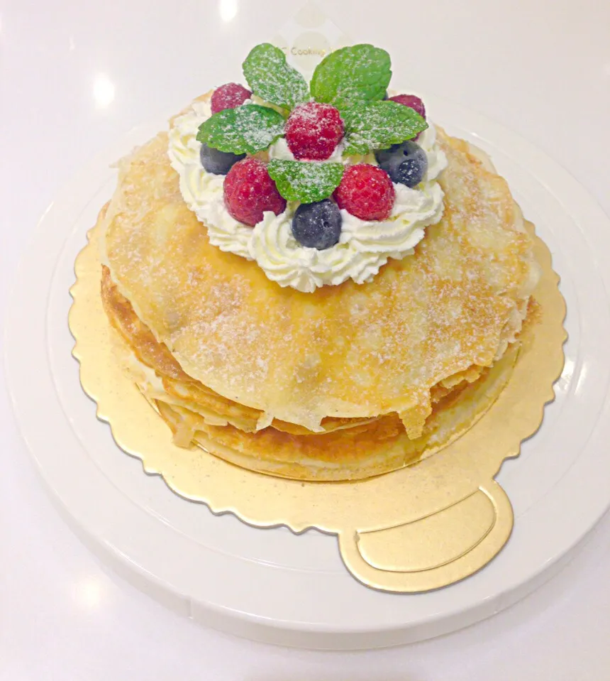 Snapdishの料理写真:奶油千層派 Mill Crepes|Ya-lin Tangさん